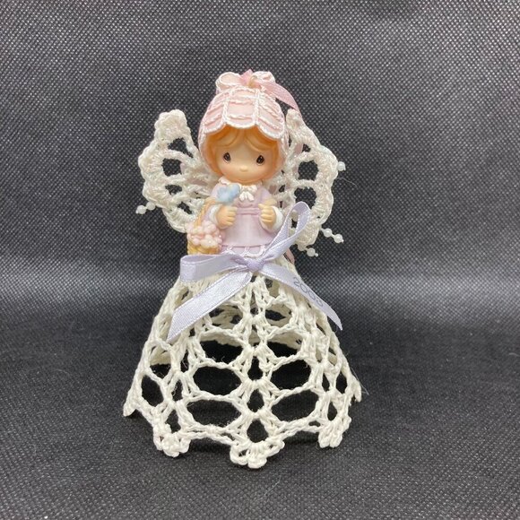Precious Moments 2003 Graced with Lace angel ornament - Picture 1 of 4